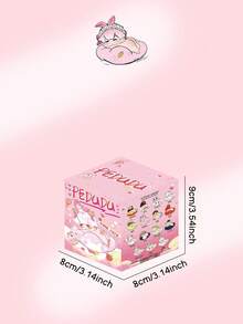 POKOJA LAND 盲盒（非毛绒填充），1个“云之梦境”系列盲盒人偶，天空主题圆形人偶，包含12款常规款式、2款配色和1款隐藏惊喜，收藏级艺术玩具，以云朵为底座，点缀月亮，采用柔和的粉彩色调。 - 潮玩盲盒 - 查看 5