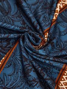 Eryvara Women's Sexy Spaghetti Strap Lace-Up Dress - Blue - View 6