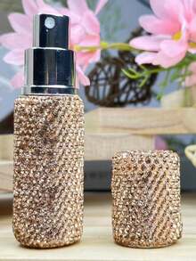 Diamond-Set Perfume Dispenser - Vacuum Pressed Sample Bottle -10ml Makeup Travel Mini Spray Bottle,Room Decor , Ramadan Decor, Home Decor, Bathroom Decor - Multicolor - View 19