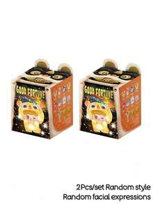 POKOJA LAND 盲盒（非毛绒填充），适合作为节日礼物送给朋友，星空动物角色盲盒，ABS收藏手办套装（9款常规款+2款隐藏款），可爱桌面摆件，完美的生日圣诞礼物，送给朋友、家人和动漫爱好者 - 潮玩盲盒 - 查看 13