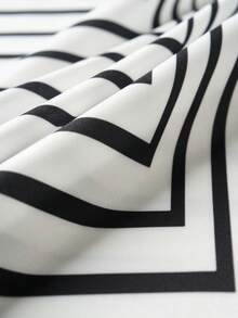 Airaco 条纹蝴蝶结腰部开衩裙 - 彩色 - 查看 5