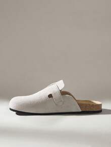 Solecia 女士休闲平底搭扣鞋，适合日常穿着 - 淺灰色 - 查看 4