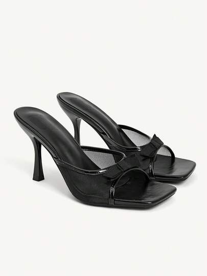 CUCCOO CHICEST Women's Peep Toe Butterfly Decor Fashion High Heel Sandals For Daily Wear