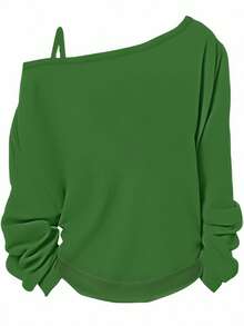 EMERY ROSE Áo thun nữ cỡ lớn kiểu dáng thường ngày với họa tiết trái tim, chữ cái và cỏ ba lá. - Nhiều màu - Xem 2