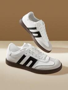 CUCCOO EASI 2026 New Spring Women Retro Versatile Casual Sports Flat Shoes - Gray black - View 4