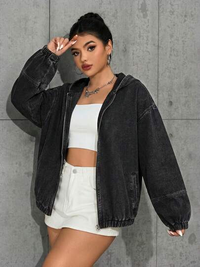 Jeanoix Damjeansjacka och kappa