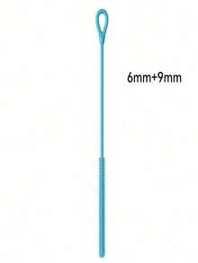 硅胶吸管清洁刷，可重复使用的超长吸管刷，用于清洁玻璃金属冰沙吸管和吸管杯，防滑手柄柔软可弯曲， - 彩色 - 查看 12