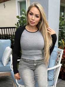 Cioccolato Slant Pocket Wide Leg Baggy Jeans Y2k - Light Grey - View 3