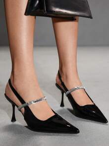 CUCCOO SZL Women Pumps Spring Shoes For Daily Wear - Graphite Black - View 5
