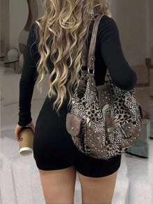Plus Size Women's Solid Color Deep V Sexy Bodycon Long Sleeve Jumpsuit - Black - View 2