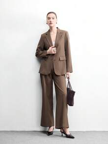 CUCCOO BIZCHIC 女士尖头细高跟鞋 时尚魅力性感派对宴会女士高跟鞋，带踝带 - 咖啡棕 - 查看 10