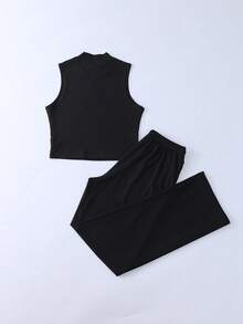 Women Lounge Sets - Black - View 2