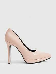 CUCCOO SZL Elegantes tacones altos, estilo sofisticado y maduro, con un toque sexy y refinado, adecuados para mujeres trabajadoras, ir al trabajo, citas, eventos de negocios ligeros, aptos para múltiples grupos de edad de mujeres - Albaricoque - Ver 2