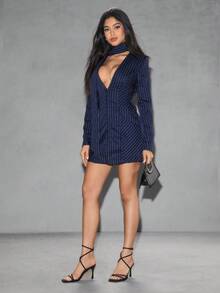 CUCCOO SZL Sandalias con tacón para mujer - Negro - Ver 7