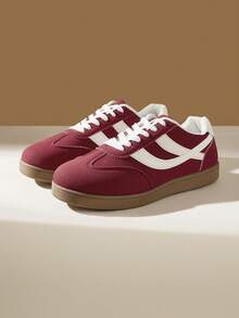 CUCCOO EASI Women's Casual Sneakers - Red - View 3