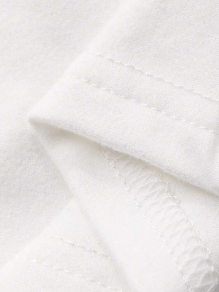 Women's V-Neck Lace Patchwork Tie-Up Slim Fit Short Sleeve Cropped Casual Sexy Undershirt Summer