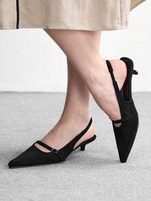 CUCCOO BIZCHIC Women Heeled Sandals Valentine's Day - Black - View 1