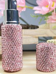 Diamond-Set Perfume Dispenser - Vacuum Pressed Sample Bottle -10ml Makeup Travel Mini Spray Bottle,Room Decor , Ramadan Decor, Home Decor, Bathroom Decor - Multicolor - View 16