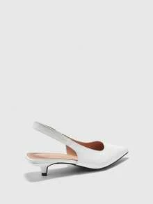 CUCCOO BIZCHIC Women Heeled Sandals - White - View 6