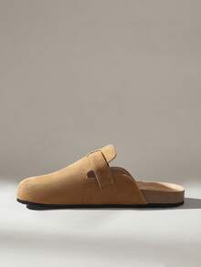 Solecia 女士搭扣设计休闲百搭平底鞋 - 棕色 - 查看 4