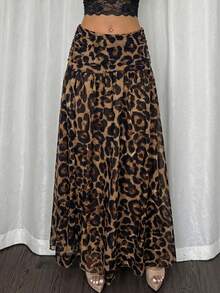 Firerie Women's Elegant Minimalist Vacation Beach Daily Commute Wear White Chiffon Flowy A-Line Pleated Asymmetric Zipper Design Skirt, Summer - Multicolor - View 5