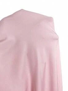 Vestido casual y elegante con abertura lateral, liviano para el verano - Rosa Pálido - Ver 7