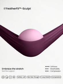 GLOWMODE Quần short biker FeatherFit™-Sculpt CoreHold 4.3" mềm mại, co giãn, không đường may phía trước, có túi bên hông, thích hợp cho tập luyện cường độ trung bình, chạy bộ, tập gym. - Bold Plum - Xem 9