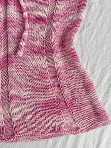 SHEIN SunnyBelle Y2K 女士休闲度假海岛沙滩渐变网眼镂空吊带针织背心，春夏款 - 彩色 - 查看 7