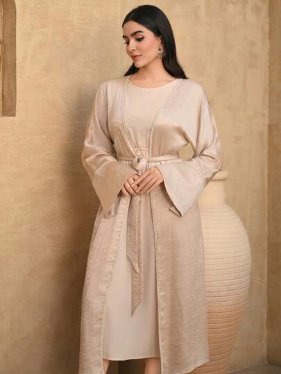 DAZY 女士优雅无袖睡袍套装，春夏款