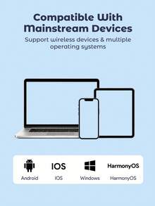 Teckwe Wireless Earbuds, Earphones With Charging Case And LED Digital Display, Microphone, Works With All Phone Devices - one-size - View 10