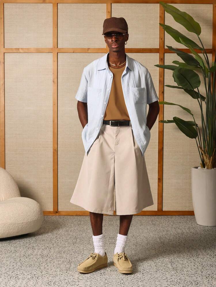 Ribbed Tank Top With Crew Neck