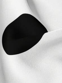 Franclia Petite Spring/Summer Women's Casual Fashion Young Minimalist Versatile Waist Tie Bow Polka Dot Short Skirt - Black and White - View 4