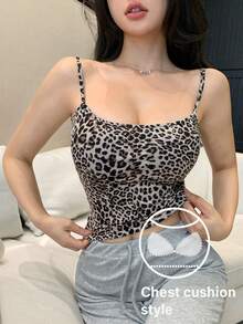 DAZY Women's Sleeveless Camisole Tank Top, Suitable For Spring And Summer - Apricot - View 5