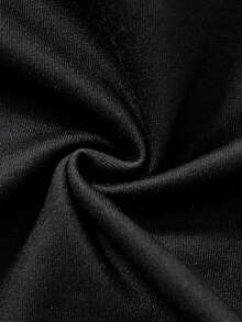 Betty Boop x SHEIN 女士条纹卡通图案修身T恤 - 紅色和黑色 - 查看 6