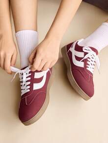 CUCCOO EASI Women's Casual Sneakers - Red - View 9