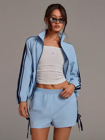 Athîral Women's Summer Casual Drawstring Sports Shorts