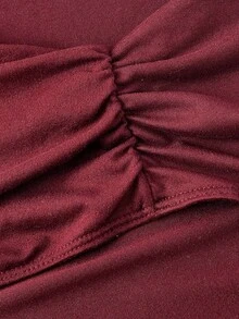 SHEIN MOD 3件套女士纯色褶皱百搭时尚吊带背心 - 彩色 - 查看 4