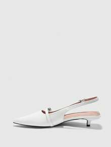 CUCCOO BIZCHIC Sandal Hak Tinggi Wanita - Putih - View 10