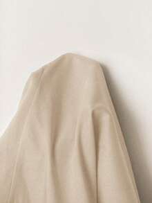 Elamini 深V领露背系带优雅性感A字连衣裙，春夏款 - 卡其色 - 查看 6