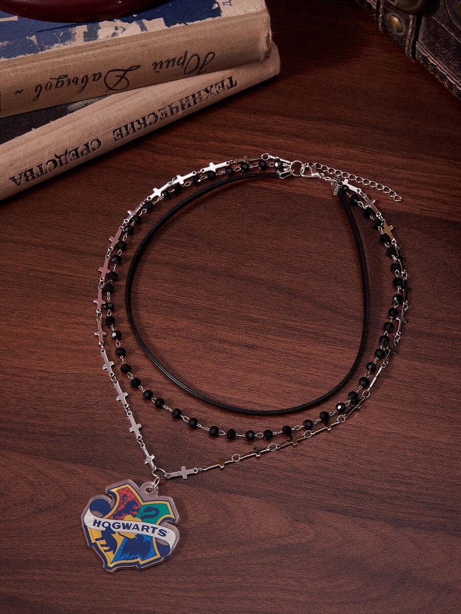 HARRY POTTER X SHEIN 女士叠戴项链 - 彩色 - 查看 1
