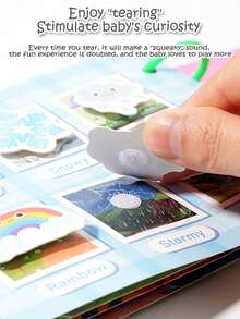 MINKOJA Children's Quiet Book, Interactive Education And Learning Sticker Book, Two Choices Of Small Animals And Traffic Letters, Early Development Of Letters And Vocabulary, Sturdy Paper, Reusable Interesting Shapes, Early Education Educational Toys, Educational Birthday Gifts Suitable For Children Party Favor - Multicolor - View 8