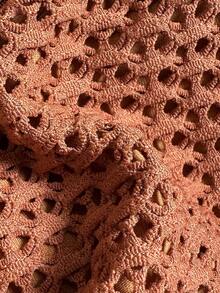 Swim Mod Women's Orange Ruched Halter Tie Sexy Beach Bikini Swimsuit Set, Summer - Orange - View 7