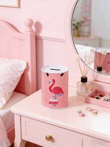 1pc Random Creative Holiday Gift Only In No Out Piggy Bank Home Decor Birthday Gifts Graduation - Multicolor - View 2