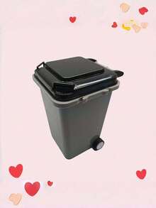 Zazumi Desk Mini Trash Can Pen Holder Multifunctional Creative Desktop Organizer For Office Stationery Storage Pencil Pen Container Small Garbage Bin For Home Study Workspace Tabletop Supplies Space Saving Tidying Tool - Multicolor - View 11