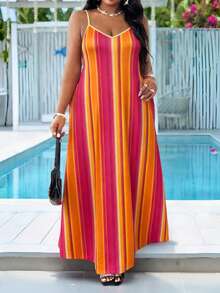 SHEIN Lady 大码撞色印花无袖简约连衣裙 夏季春季女装 春季服装 夏季连衣裙 春季连衣裙 节日女装 节日女装 海滩女装 海滩连衣裙 度假女装 度假长裙 海滩度假装 女士度假连衣裙 海滩连衣裙套装 女士夏季连衣裙 长裙罩衫 女士休闲连衣裙 夏季连衣裙 休闲长裙 女士休闲连衣裙 夏季服装 夏季套装 夏季度假装 节日女装 节日乡村风女装 节日女装 - 彩色 - 查看 2