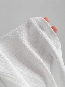 Sweetra Bohemian Differentiated Vacation Series Spaghetti Strap Sexy Deep V-Neck Design Waist Flared Skirt Design Sense Spring/Summer Minimalist New Design Minimalist Sexy Lady Dress - White - View 3