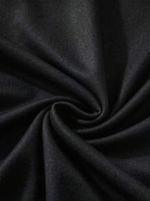 SpongeBob SquarePants | SHEIN Tween Boy Cartoon Print Top And Pants Pajama Set - Black - View 8