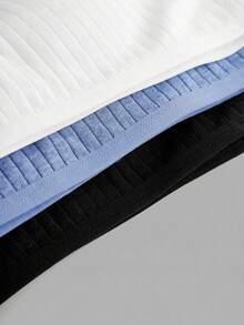 Dozemod Kids Tween Girl 3pcs Fashion Simple Padded Non-Slip Tube Top Bra Set - Multicolor - View 5