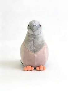 POKOJA LAND Đồ chơi nhồi bông hình chim dễ thương, mềm mại, cao 7,87 inch - Thú nhồi bông màu xám giống thật với chân và mỏ màu hồng, đồ chơi chim ngộ nghĩnh với thiết kế động vật chân thực, hoàn hảo làm quà tặng sinh nhật và ngày lễ cho trẻ em, đồ trang trí nhồi bông hình chim để sưu tầm. - Nhiều màu - Xem 5