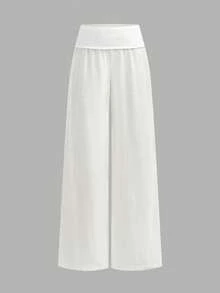 Tween Girls' Casual Vacation Textured Green Camisole Top And Pants Set - White - View 5